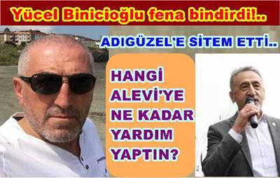Yücel Binicioğlu Mustafa Adıgüzel’e fena bindirdi..