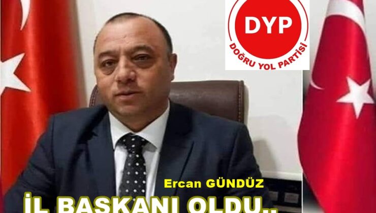DÖNDÜ, DOLAŞTI ŞİMDİ DE DYP. ORDU İL BAŞKANI OLDU..