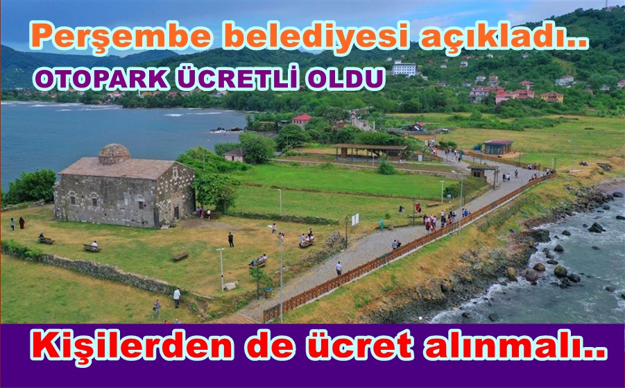 YASON BURNU OTOPARKI ÜCRETLİ OLDU..