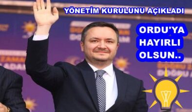 AKP. İL BAŞKANI SAMET ÖZDEMİR LİSTESİNİ AÇIKLADI..