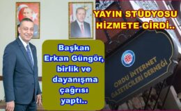 İNTERNET GAZETECİLERİ DERNEĞİNDEN YAYIN STÜDYOSU..