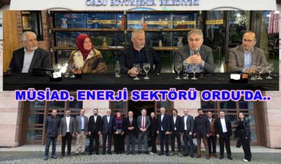 (MÜSİAD) ENERJİ SEKTÖRÜNDEN ORDU’YA ZİYARET..