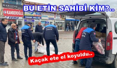 BÜYÜKŞEHİR ZABITASINDAN  ET OPERASYONU..