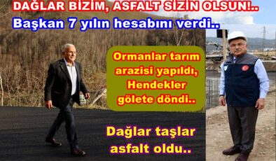 BAŞKAN GÜLER 7 YILIN HESABINI VERDİ..