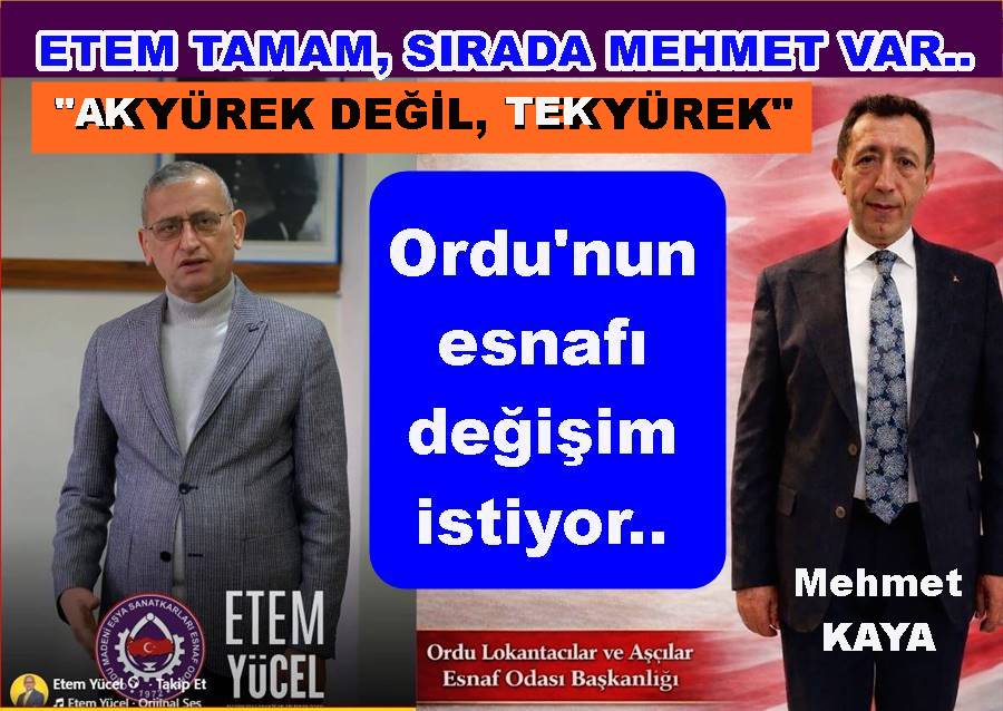 ORDU ESNAFI BİRLİKTE DEĞİŞİM İSTİYOR..