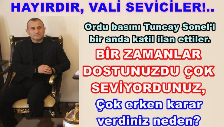 CAN CİĞER OLAN ESKİ VALİ BİR ANDA KATİL İLAN EDİLİYOR..