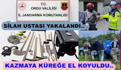 JANDARMA SİLAH İMALATHANESİNE BASKIN YAPTI..