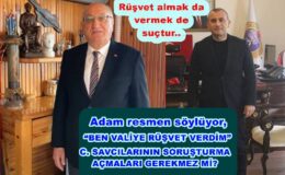RÜŞVET ALMAK DA VERMEK DE SUÇ DEĞİLMİDİR?