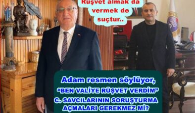 RÜŞVET ALMAK DA VERMEK DE SUÇ DEĞİLMİDİR?