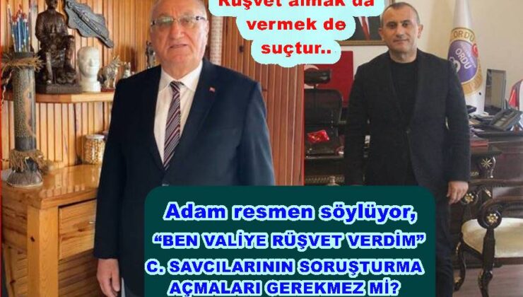 RÜŞVET ALMAK DA VERMEK DE SUÇ DEĞİLMİDİR?