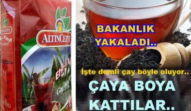“ALTINCEZVE EHL-İ KEYF” ÇAYINDA BOYA ÇIKTI..