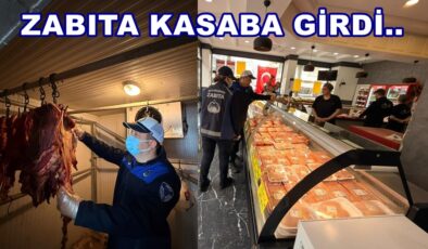 ZABITADAN KURBAN BAYRAMI ÖNCESİ ET DENETİMİ..