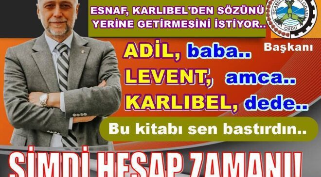OTSO BAŞKANI ADİL LEVENT KARLIBEL’E SORMAYA EVAM EDİYORUZ…
