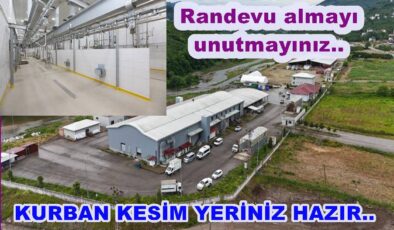HIZLI VE PRATİK KURBAN KESİMİ İÇİN RANDEVUNUZU ALIN..