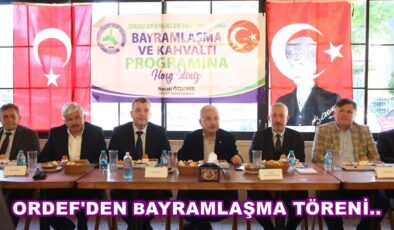 FEDERASYON ORDU’DA  BAYRAMAŞMA TÖRENİ YAPTI..