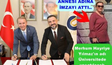 YILMAZ AİLESİ ORDU ÜNİVERSİTESİNDE  STÜDYO İÇİN PROTOKOL İMZALADI..