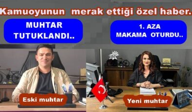 MUHTAR CEZAEVİNE GİRİNCE MAKAMA  1.AZA OTURDU..