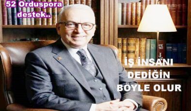ÖRNEK İŞ İNSANINDAN 52 ORDUSPOR MAÇINA OTOBÜS DESTEĞİ