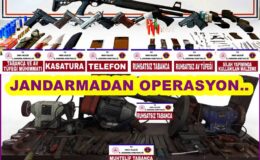JANDARMA 35 ŞÜPHELİ YAKALADI. 20’Sİ TUTUKLANDI..