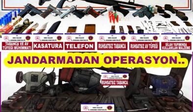 JANDARMA 35 ŞÜPHELİ YAKALADI. 20’Sİ TUTUKLANDI..