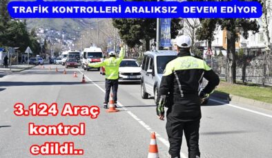Ordu’da bir haftada 56 kişi alkollü araç kullanırken yakalandı..