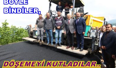 DÖŞMEYE BAŞLAMANIN MUTLULUĞUNU VATANAŞLARLA YAŞADILAR.