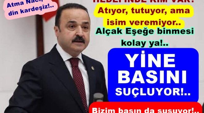 ŞANLITÜRK, ”ORDU BASINI ve STK.’LAR SUSTURULUYOR!…