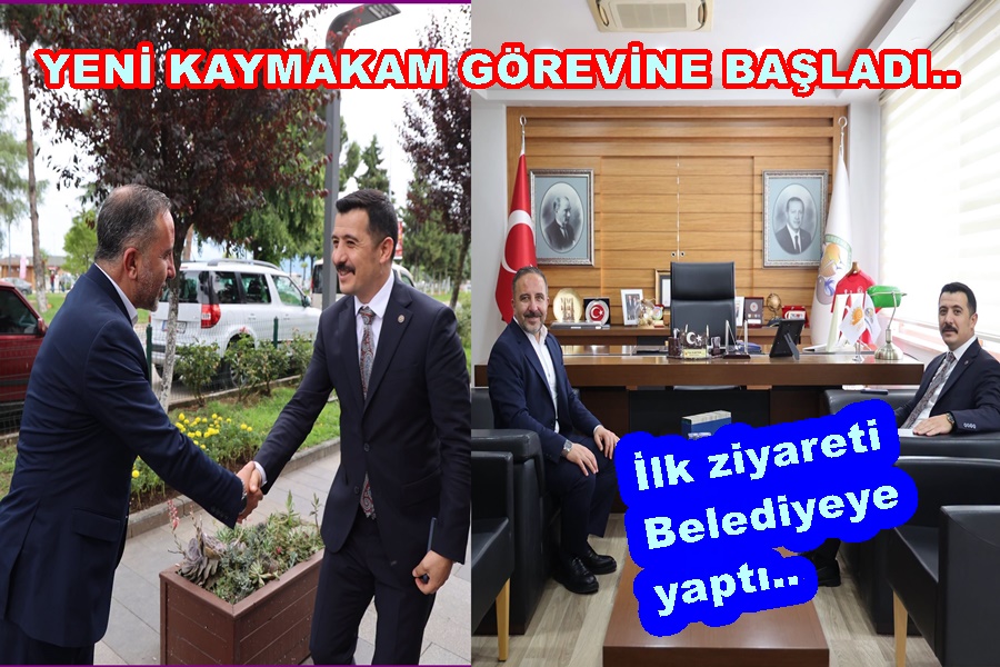 PERŞEMBE KAYMAKAMI BURAK AKELLER GÖREVİNE BAŞLADI..