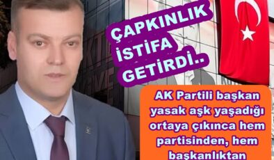 AK PARTİLİ HOVARDA BAŞKAN  GÖREVİNDEN İSTİFA ETTİ..