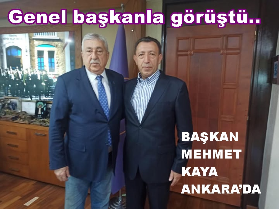 ORDU’LU  ESNAFIN SORUNLARI ANKARA’DA GÖRÜŞÜLDÜ..