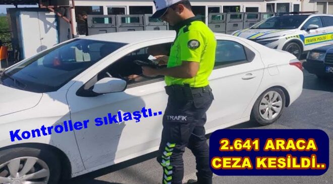 54 SÜRÜCÜ ALKOLLÜ ARAÇ KULLANIRKEN YAKALANDI..