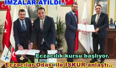 ORDU’DA GENÇLERE ECZACILIK SEKTÖRÜNDE EĞİTİM VERİLECEK..