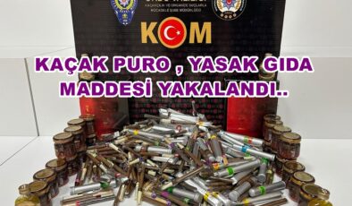 ORDU EMNİYETİ KAÇAK PURO ELE GEÇİRDİ..