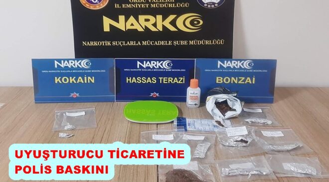 UYUŞTURUCU YAKALATAN  BEŞ  KİŞİ TUTUKLANDI..