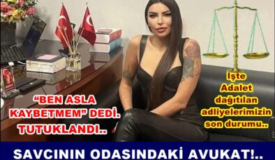 AVUKAT SAVCININ ODASINA BÖYLE GİRDİ, FOTOĞRAFINI PAYLAŞTI..