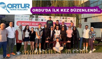 ORDU’DA T100 MASTERS TENİS TURNUVASI TAMAMLANDI..