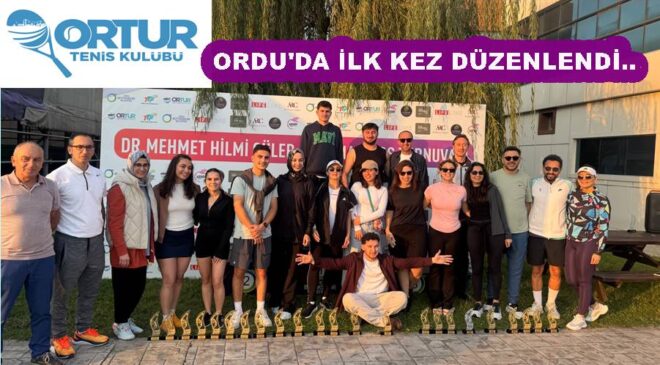 ORDU’DA T100 MASTERS TENİS TURNUVASI TAMAMLANDI..