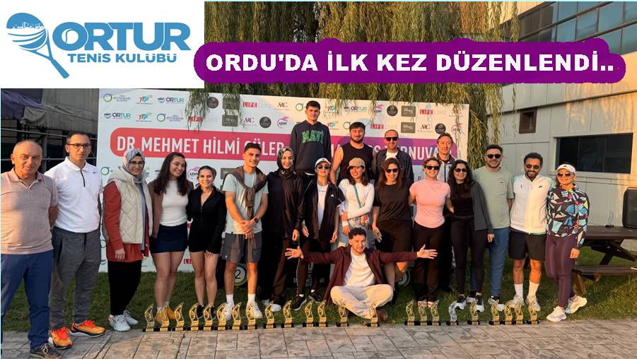 ORDU’DA T100 MASTERS TENİS TURNUVASI TAMAMLANDI..