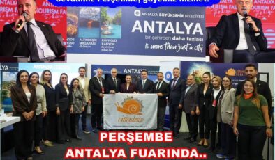 SAKİN ŞEHİR PERŞEMBE ANTALYA’DA TANITILDI..