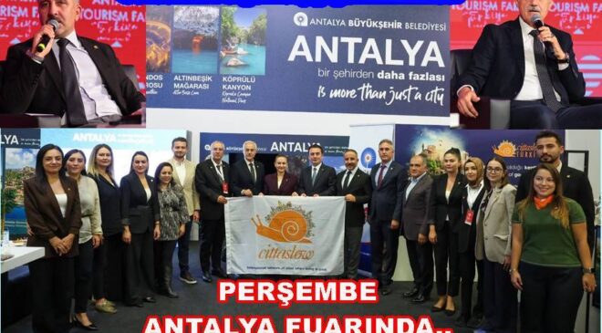 SAKİN ŞEHİR PERŞEMBE ANTALYA’DA TANITILDI..