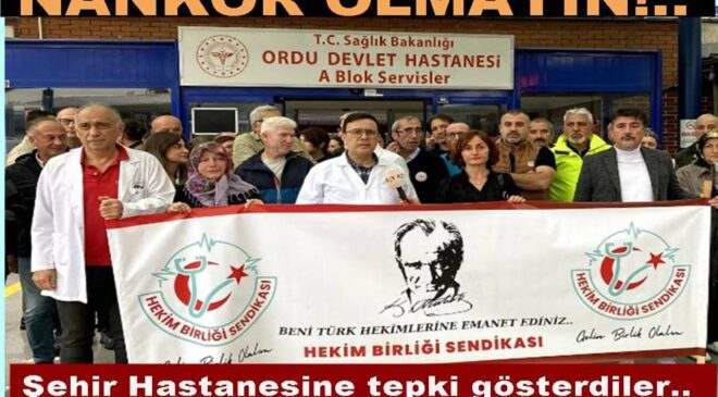 DEVLETİN YAPTIĞI HİZMETLERİ YOK SAYAN DOKTORLAR.