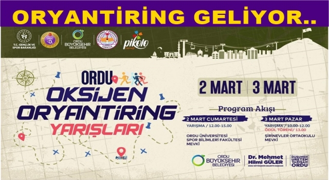 17 İlden 310  sporcu Ordu’ya gelecek..