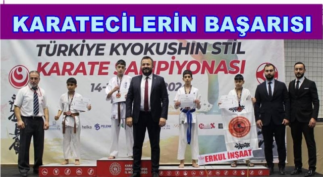 Ordu’ya  beş madalya kazandırdılar..