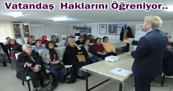 Yurttaşlara Tüketici Hakkı Semineri Verildi